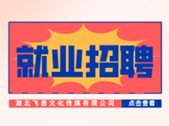 【就業招聘】湖北飛音文化傳媒有限公司·武漢新華就業招聘信息